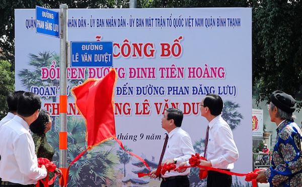 TP Hồ Chí Minh chính thức công bố đặt tên đường Lê Văn Duyệt - Ảnh 1