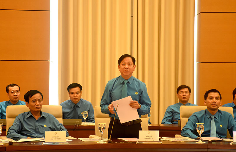 Phó Chủ tịch Thường trực Quốc hội Tòng Thị Phóng gặp gỡ cán bộ chủ chốt Công đoàn Thủ đô - Ảnh 3