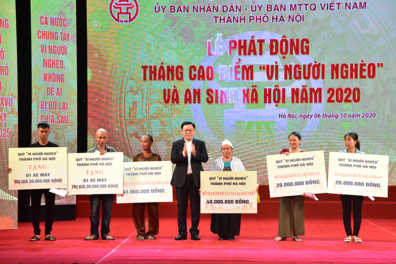 Hà Nội phát động Tháng cao điểm “Vì người nghèo” và an sinh xã hội năm 2020 - Ảnh 4