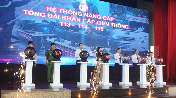 TP Hồ Chí Minh: Ra mắt hệ thống nâng cấp tổng đài khẩn cấp liên thông 113 - 114 - 115 - Ảnh 1