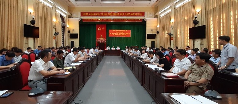 Đảng ủy Khối doanh nghiệp Hà Nội góp ý Dự thảo Văn kiện Đại hội Đảng bộ thành phố: Gỡ khó, thúc đẩy doanh nghiệp phát triển mạnh mẽ - Ảnh 1