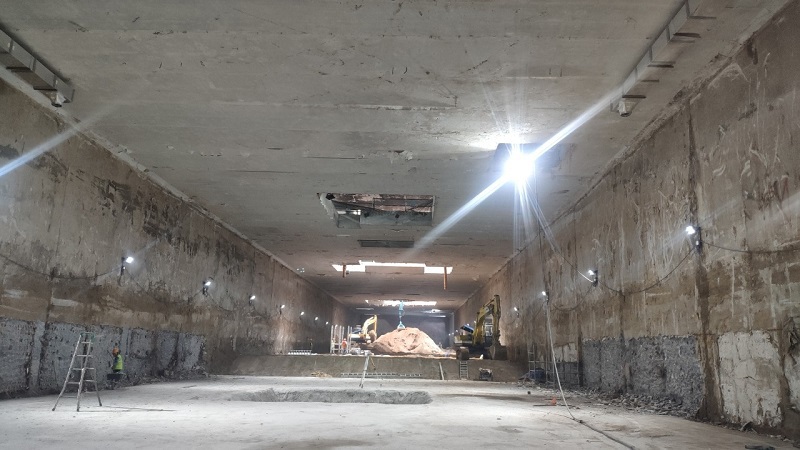 Máy đào ngầm đường sắt Nhổn - ga Hà Nội đã lắp ráp xong và trên đường về Hải Phòng - Ảnh 4