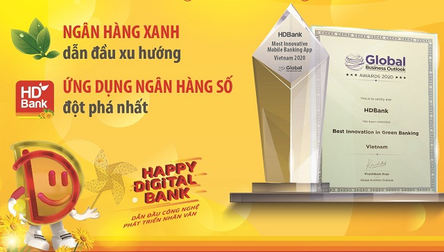 Ngân hàng Số, ngân hàng Xanh HDBank tiếp tục nhận giải thưởng quốc tế - Ảnh 1