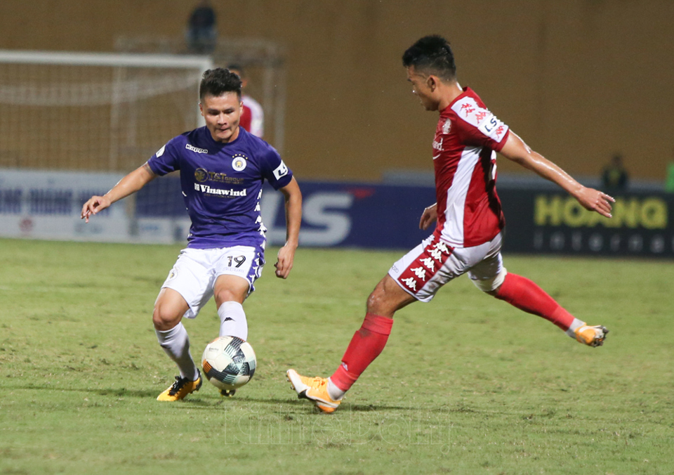 [Ảnh] Quang Hải ''nhảy múa'' với trái bóng giúp Hà Nội FC thắng TP Hồ Chí Minh - Ảnh 12