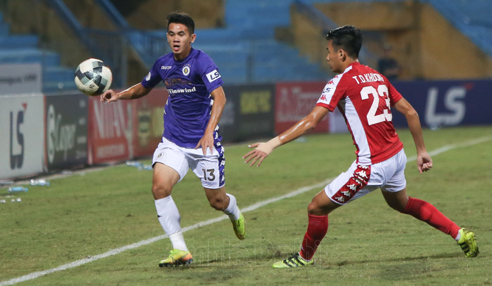 [Ảnh] Quang Hải ''nhảy múa'' với trái bóng giúp Hà Nội FC thắng TP Hồ Chí Minh - Ảnh 9