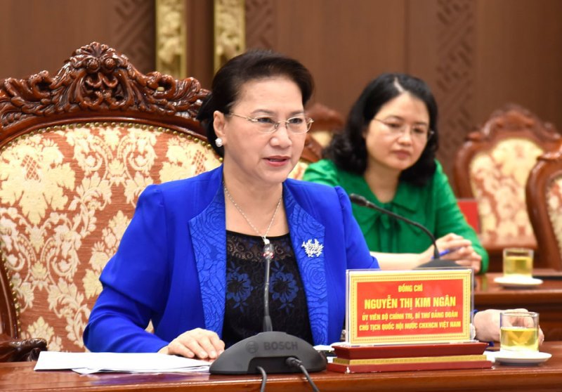 Hà Nội lấy ý kiến Đảng đoàn Quốc hội vào Dự thảo Văn kiện Đại hội lần thứ XVII Đảng bộ thành phố - Ảnh 3