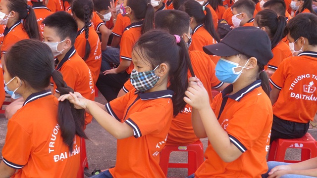 Niềm vui ngày đến lớp của học sinh trường Tiểu học Đại Thắng (huyện Phú Xuyên) - Ảnh 5