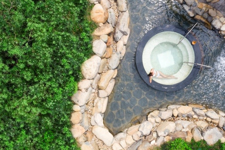 Khám phá công dụng đặc biệt của các loại bể tắm khoáng tại Yoko Onsen Quang Hanh - Ảnh 6