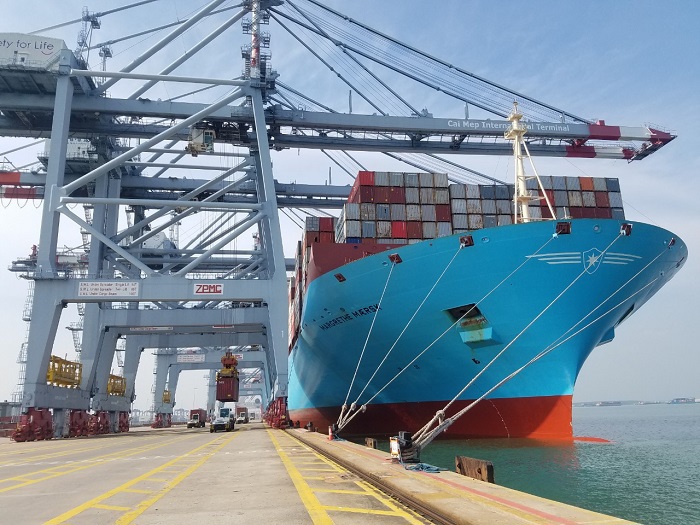 Bà Rịa - Vũng Tàu: Đón “siêu tàu” container lớn nhất thế giới - Ảnh 1