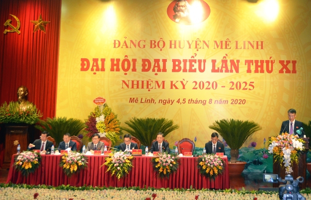 Huyện Mê Linh: Kỷ luật 1 cán bộ vi phạm trong tổ chức Đại hội cơ sở - Ảnh 1