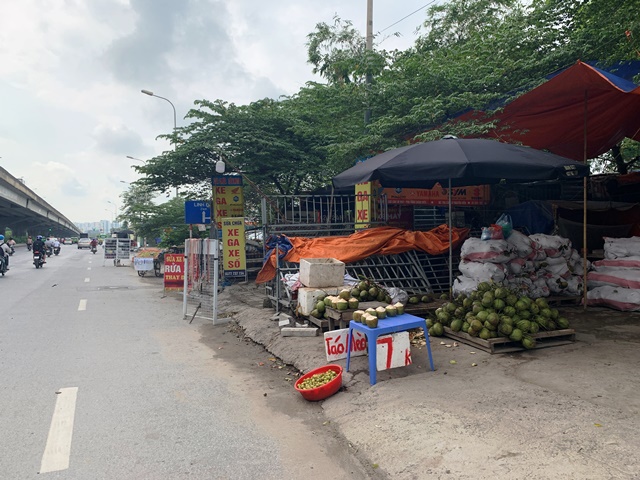 Hà Nội: Vi phạm trật tự đô thị tràn đường Nguyễn Xiển - Ảnh 2