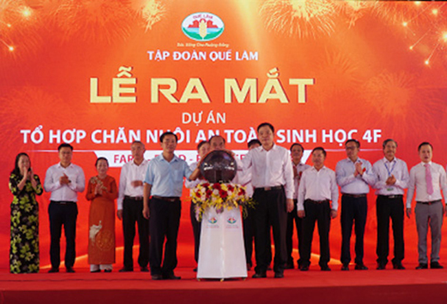 Ra mắt Dự án “Tổ hợp chăn nuôi an toàn sinh học 4F” đầu tiên tại Việt Nam - Ảnh 1