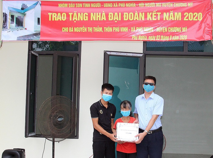 Huyện Chương Mỹ: Trao tặng nhà đại đoàn kết cho hội viên Hội Người mù xã Phú Nghĩa - Ảnh 3