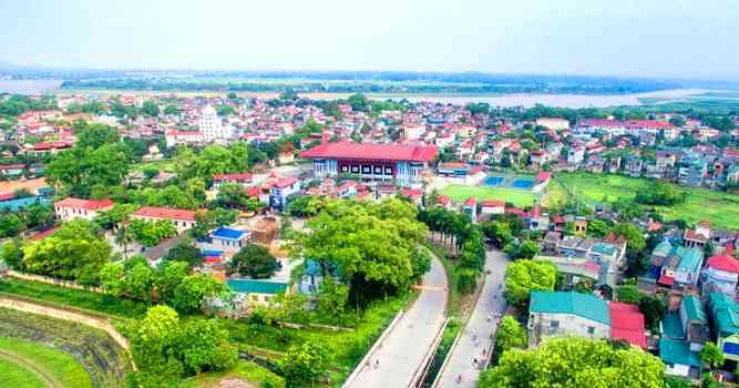 Hai huyện, thành phố của tỉnh Phú Thọ cán mốc nông thôn mới - Ảnh 1
