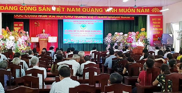 Huyện Đan Phượng: Xã Phương Đình đón nhận nông thôn mới nâng cao - Ảnh 1