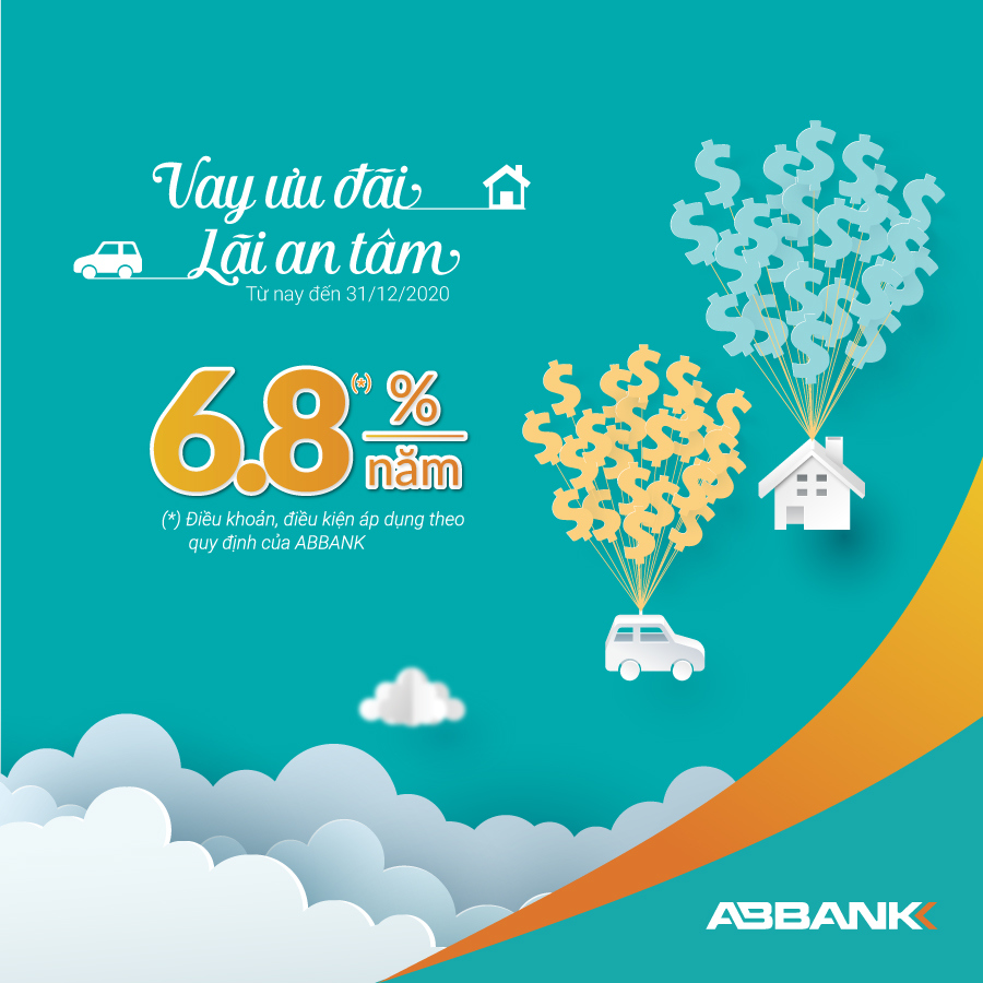 ABBANK tiếp tục giảm lãi suất gói vay cá nhân xuống còn từ 6,8%/năm - Ảnh 1
