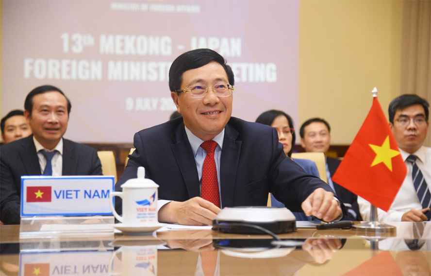Hội nghị trực tuyến Bộ trưởng Mekong - Nhật Bản lần thứ 13 - Ảnh 1