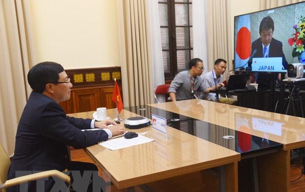 Hội nghị trực tuyến Bộ trưởng Mekong - Nhật Bản lần thứ 13 - Ảnh 2