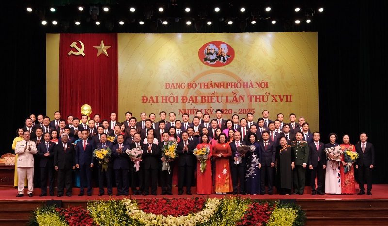 Bế mạc Đại hội đại biểu lần thứ XVII Đảng bộ TP Hà Nội, nhiệm kỳ 2020 – 2025 - Ảnh 1