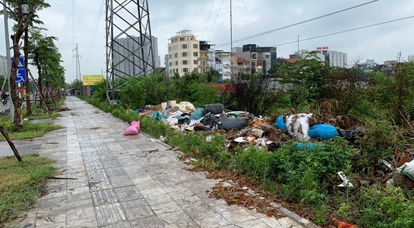 Đại lộ Chu Văn An nhếch nhác vì rác thải - Ảnh 5