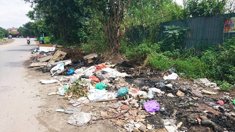 Nhiều tuyến đường tại phường Kiến Hưng tái diễn tình trạng đổ trộm rác thải - Ảnh 3