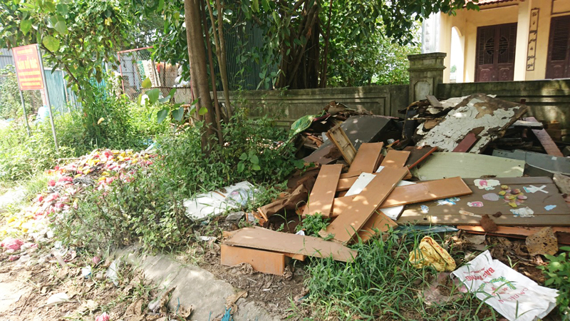 Nhiều tuyến đường tại phường Kiến Hưng tái diễn tình trạng đổ trộm rác thải - Ảnh 5
