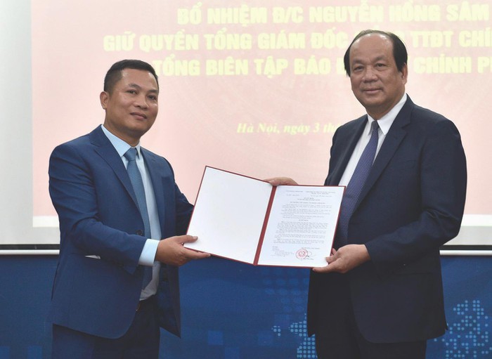 Bổ nhiệm ông Nguyễn Hồng Sâm làm quyền Tổng Giám đốc Cổng TTĐT Chính phủ - Ảnh 1