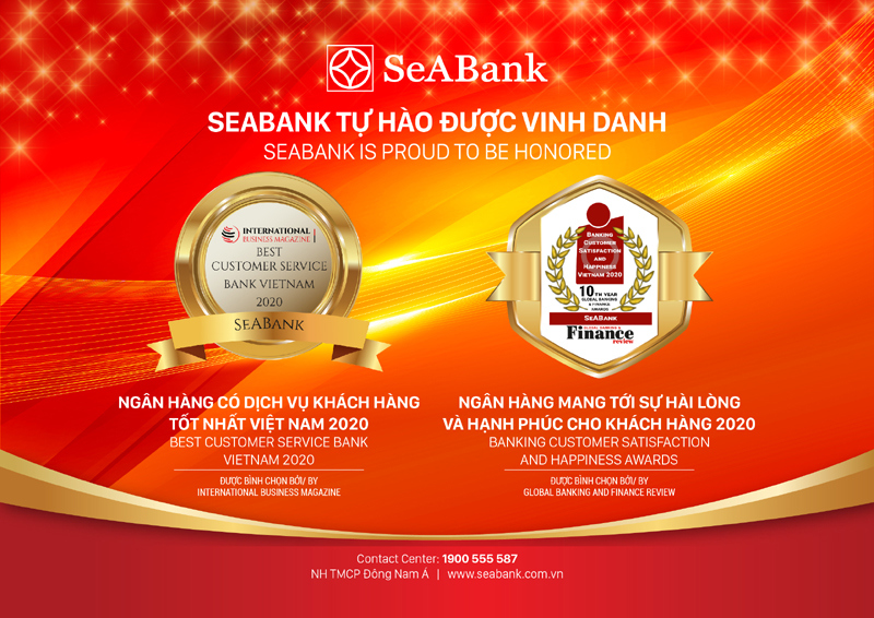 Dịch vụ khách hàng của SeAbank được nhiểu tổ chức quốc tế vinh danh - Ảnh 1