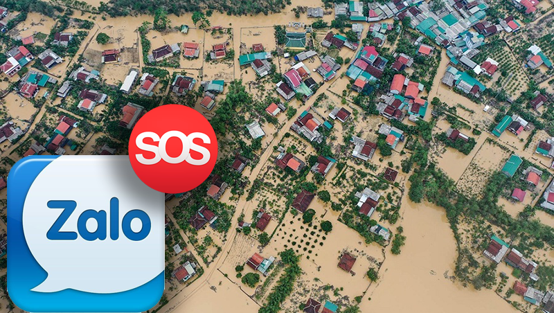 Zalo bổ sung tính năng “SOS” trợ giúp người dân vùng lũ - Ảnh 1