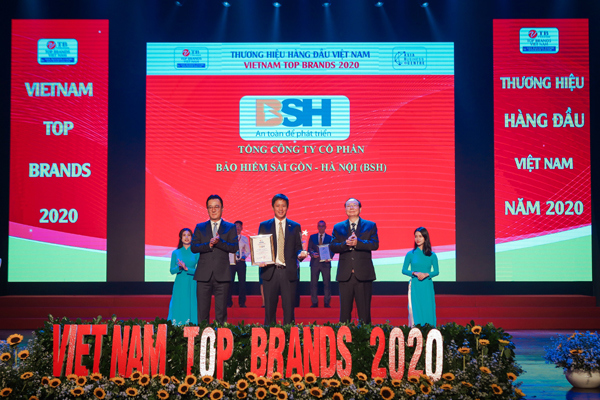 BSH lọt Top 10 thương hiệu hàng đầu Việt Nam 2020 - Ảnh 1