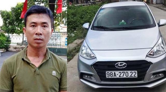 Bắc Giang: Bắt tài xế taxi dù đâm trọng thương cán bộ cảnh sát giao thông - Ảnh 1