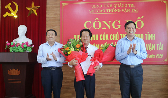 Quảng Trị công bố quyết định bổ nhiệm Giám đốc Sở GTVT - Ảnh 1