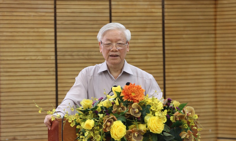 Tổng Bí thư, Chủ tịch nước Nguyễn Phú Trọng: Cán bộ của Hà Nội phải bản lĩnh, trí tuệ, huy động được sức dân - Ảnh 5