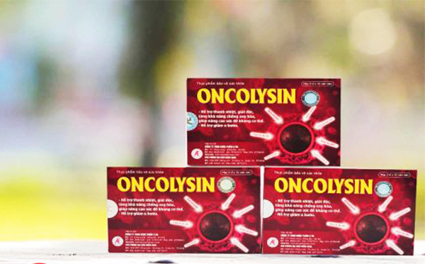 Cẩn trọng với thông tin quảng cáo thực phẩm bảo vệ sức khỏe Oncolysin - Ảnh 1