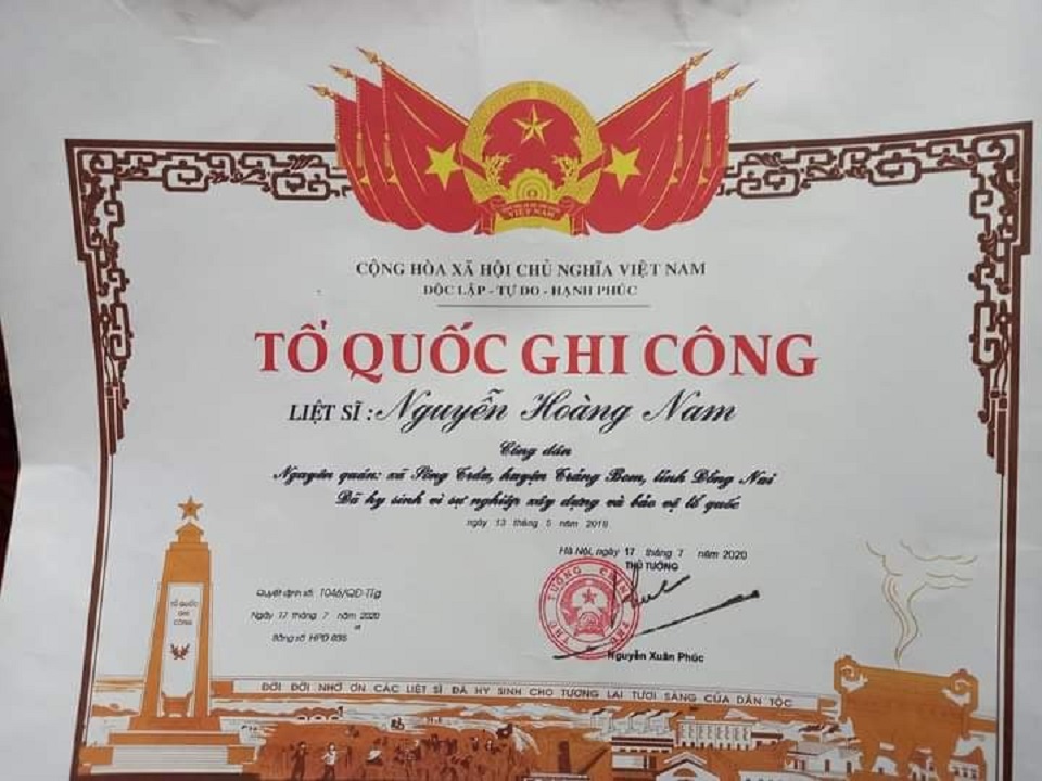 2 “Hiệp sĩ đường phố” ở TP Hồ Chí Minh được công nhận liệt sĩ - Ảnh 1