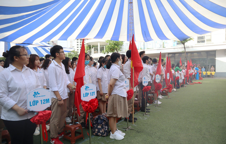 Hà Đông: Học sinh rộn ràng chào năm học mới 2020 - 2021 - Ảnh 10