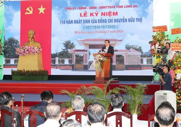 Lễ kỷ niệm 110 năm ngày sinh Luật sư Nguyễn Hữu Thọ - Ảnh 2