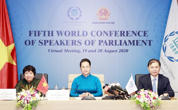 Chủ tịch Quốc hội dự Hội nghị các Chủ tịch Quốc hội Thế giới lần thứ 5 - Ảnh 3