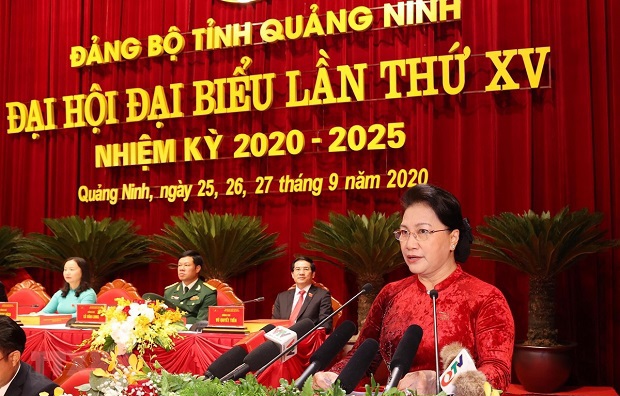 Chủ tịch Quốc hội dự Đại hội đại biểu Đảng bộ tỉnh Quảng Ninh - Ảnh 1