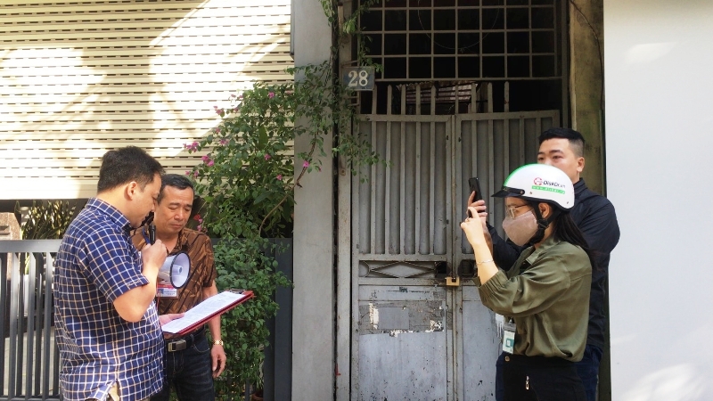 Quận Thanh Xuân: Hoàn thành tháo dỡ công trình vi phạm tại phố Tô Vĩnh Diện - Ảnh 1