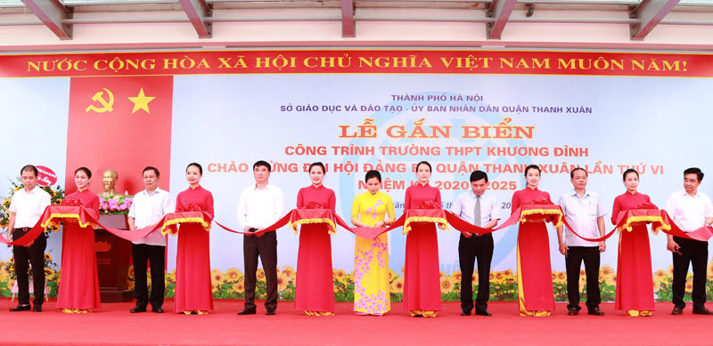 Đảng bộ quận Thanh Xuân: Đoàn kết, đổi mới, xây dựng quận phát triển toàn diện, bền vững - Ảnh 1