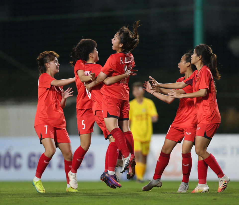Giải bóng đá Nữ Vô địch U16 Quốc gia 2020: Dự tuyển Quốc gia vô địch sớm 1 vòng đấu - Ảnh 1