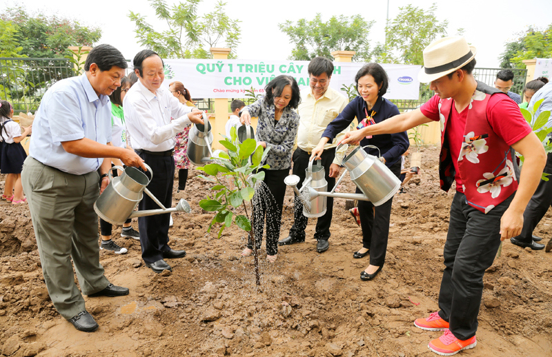 Vinamilk và nỗ lực mang màu xanh cho trường học, lan tỏa tình yêu thiên nhiên đến học sinh - Ảnh 5