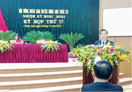 Ông Nguyễn Xuân Linh được bầu làm Chủ tịch UBND huyện Đông Anh - Ảnh 1
