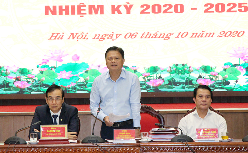 Đại hội đại biểu Đảng bộ thành phố Hà Nội lần thứ XVII diễn ra từ ngày 11 đến ngày 13 tháng 10 - Ảnh 2