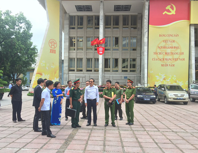 Hà Nội rà soát công tác bảo đảm an ninh trật tự phục vụ Đại hội Đảng bộ thành phố - Ảnh 1