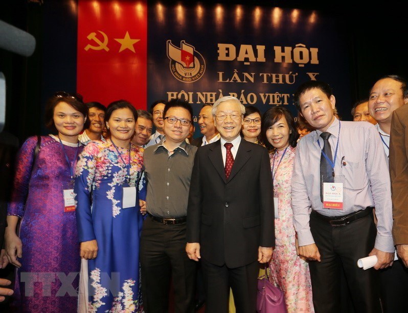 Hình ảnh chặng đường 70 năm thành lập Hội Nhà báo Việt Nam - Ảnh 3