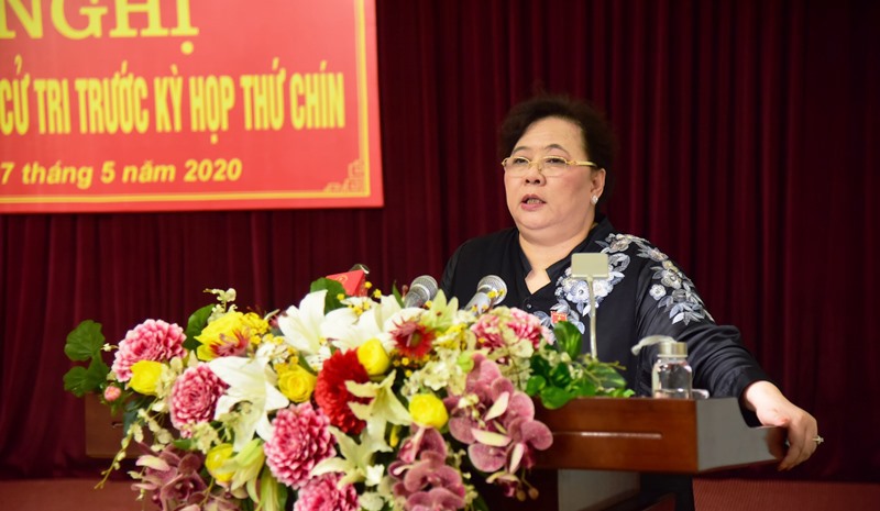 Chủ tịch HĐND TP Nguyễn Thị Bích Ngọc tiếp xúc cử tri quận Thanh Xuân – Cầu Giấy - Ảnh 1