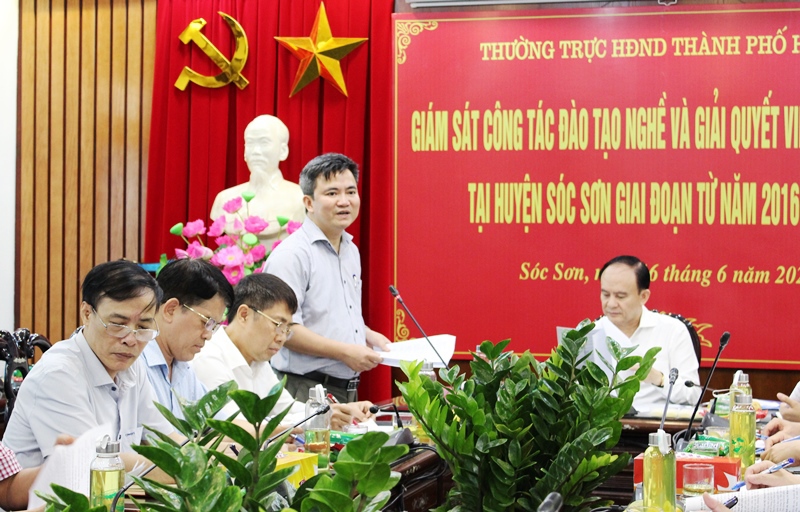 Phó Chủ tịch Thường trực HĐND TP Nguyễn Ngọc Tuấn: Đào tạo nghề phải sát với thực tế phát triển của địa phương - Ảnh 1