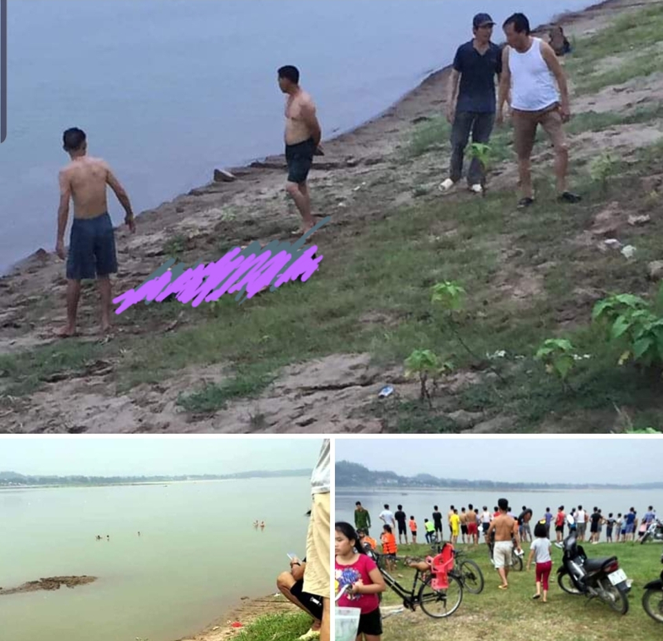 Hà Nội: Ra sông Đà tắm, 2 nữ sinh đuối nước thương tâm - Ảnh 1
